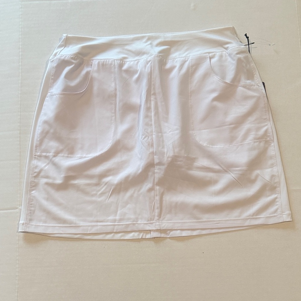 Women's White Golf Skirt